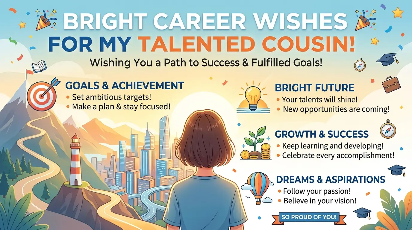 Bright Career Wishes for Talented Cousin