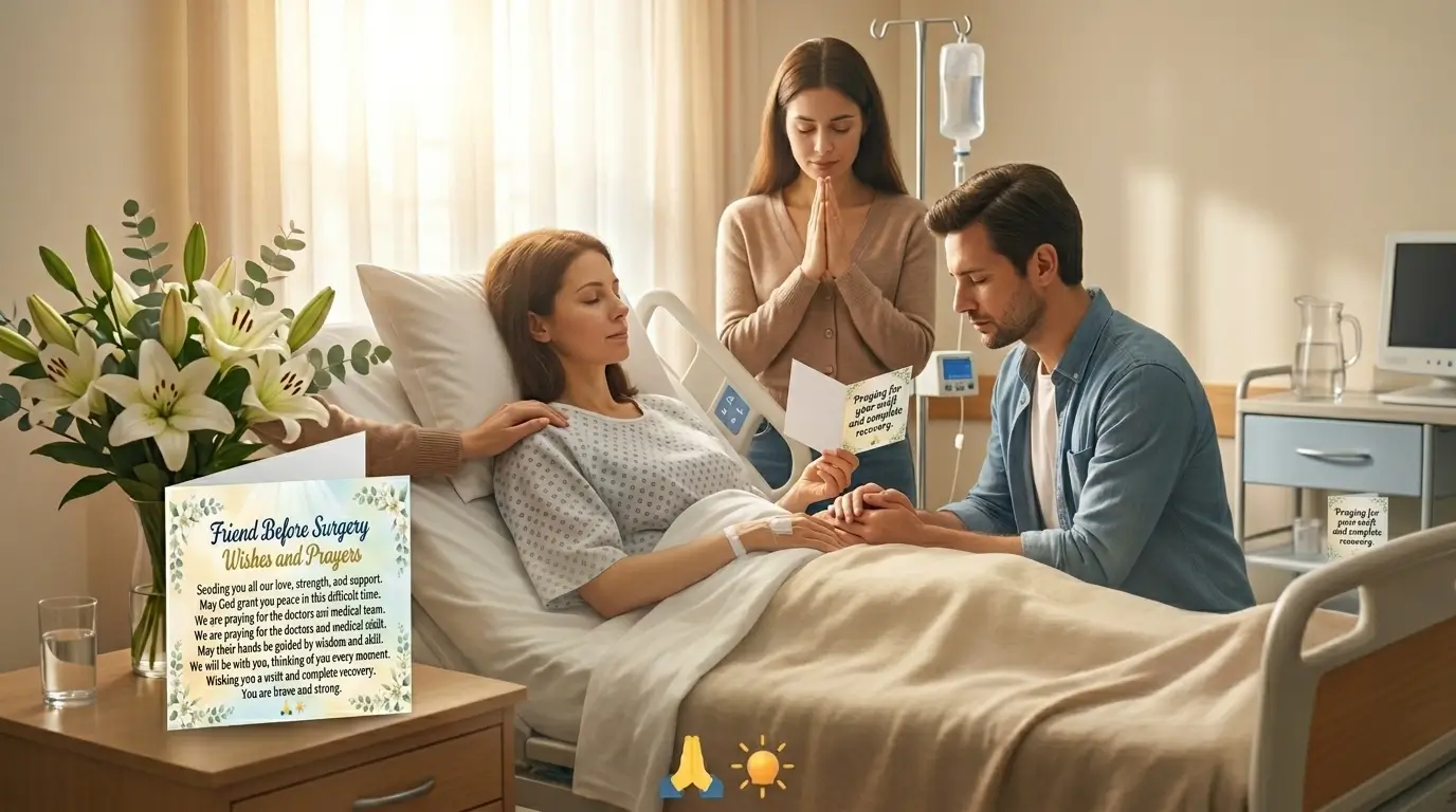 Friend Before Surgery Wishes and Prayers