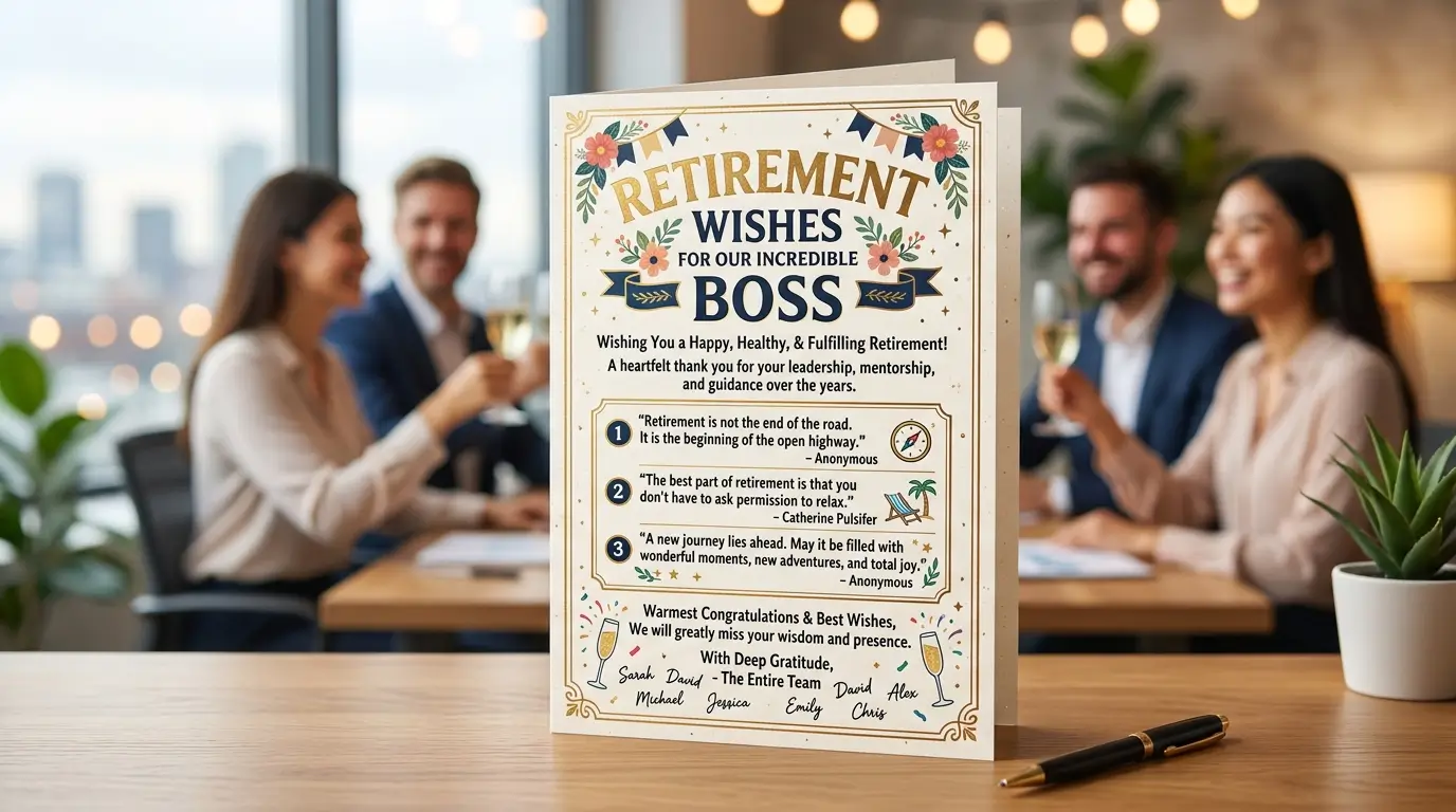 Retirement Wishes for Boss
