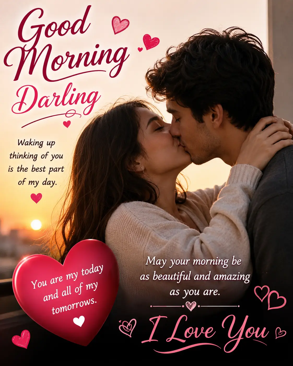 Romantic Good Morning Wishes Darling