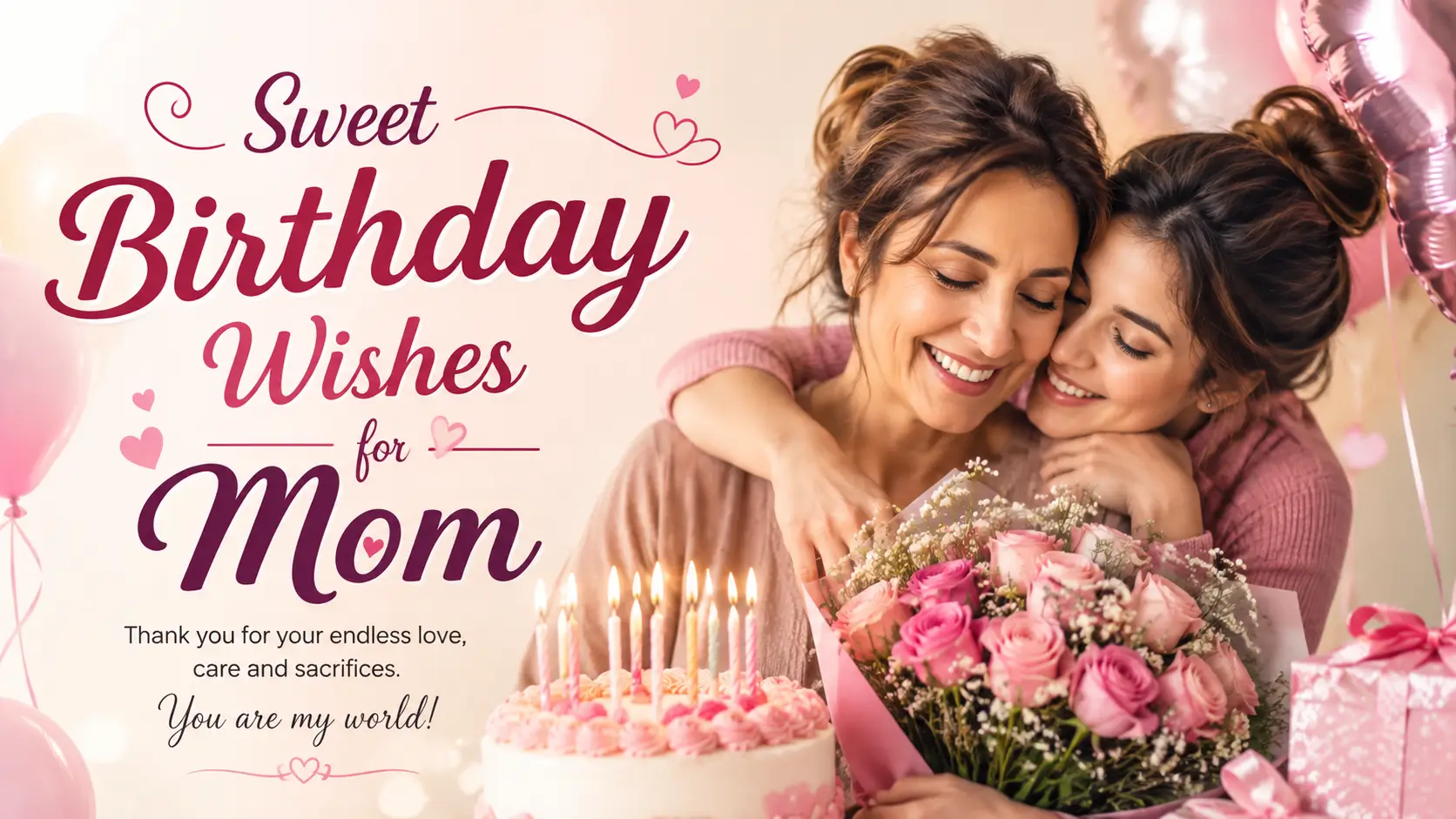 Sweet Birthday Wishes for Mom